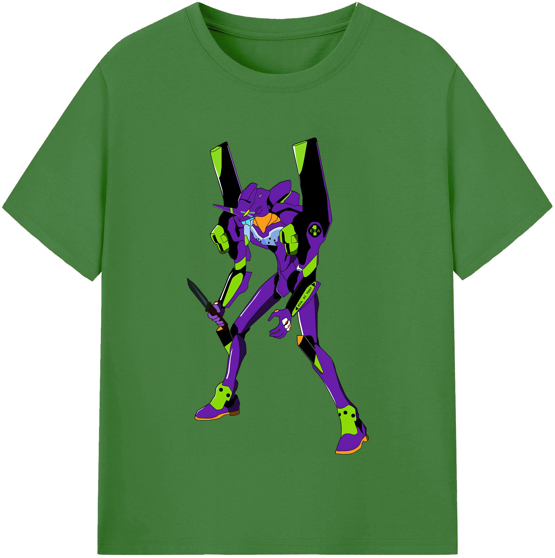 （画像用） EVA 新世紀エヴァンゲリオン レディースカジュアルプリントTシャツ（綿100％）